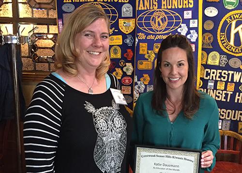 Kiwanis Club Recognizes Exceptional Crestwood Educator 